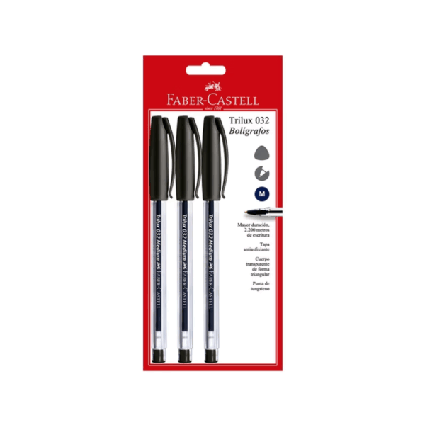 Bolígrafo Trilux Faber Castell Rosado