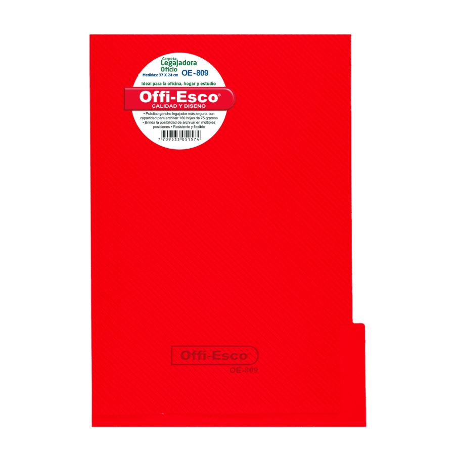 Carpeta Plastica De Seguridad